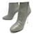 CHAUSSURES BALENCIAGA WADHO 400356 BOTTINES TALONS TRANSPARENTS 38 BOOTS Cuir Gris  ref.875155