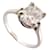 Autre Marque Ring in white gold 18K 2.8GR SET WITH A DIAMOND SOLITAIRE OF 1.63CT DIAMOND RING Silvery  ref.875161
