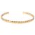 Bracciale Chanel Coco Crush in 18K oro giallo Argento Metallico