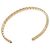 Bracciale Chanel Coco Crush in 18K oro giallo Argento Metallico - vista 3