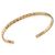 Bracciale Chanel Coco Crush in 18K oro giallo Argento Metallico - vista 4