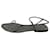 THE ROW  Sandals T.EU 39.5 Leather Grey  ref.876089