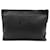 Balenciaga unisex maxi clutch bag in black leather  ref.876101