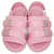 Givenchy Sandals Pink Leather  ref.876311