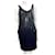 Diane Von Furstenberg DvF vestido vintage preto metalizado Lesley Metálico Poliéster  ref.876432
