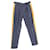 Valentino Garavani plissierte Hose mit kontrastierendem Seitenbesatz aus mehrfarbiger Baumwolle Mehrfarben  ref.876497