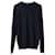 Hugo Boss Suéter de corte slim con cuello en V de Boss en lana de merino azul marino  ref.876499