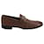 Salvatore Ferragamo Scarlet Loafers in Brown Leather  ref.876502