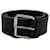 Cintura con logo Balenciaga Baltimore in pelle nera Nero  ref.876514
