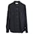 Langärmliges Hemd im Western-Stil von Saint Laurent aus schwarzem Lyocell  ref.876519