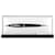Bolígrafo mediano Montblanc Meisterstück Platinum Line en resina negra Negro Acrílico  ref.876580