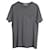 Autre Marque Ami Paris Basic T-Shirt aus grauer Baumwolle  ref.876585