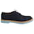 Gucci Lace Up Derby Shoes in Navy Blue Suede  ref.876587
