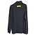 Louis Vuitton Pull col roulé brodé LV en coton noir - vue 2