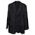 Balenciaga Boxy Einreihige Jacke aus schwarzer Wolle  ref.876618