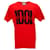 Gucci Billy Idol T-Shirt aus roter Baumwolle  ref.876637
