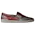 Moschino Mocola Slip-On Sneakers en Cuir Multicolore  ref.876645