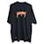 Camiseta extragrande de metal en algodón negro de Balenciaga  ref.876646