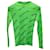 Jersey de cuello redondo con logotipo de Balenciaga en poliamida verde eléctrico Nylon  ref.876660
