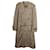Trench-coat à boutonnage doublé Burberry en laine kaki Vert  ref.876674