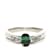 & Other Stories Platin-Diamant- und Turmalin-Ring Silber Metall  ref.876758