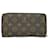 Louis Vuitton Zippy Wallet Brown Cloth  ref.876888