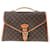 Louis Vuitton Beverly Braun Leinwand  ref.876890