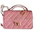 Chanel Handbags Pink Leather  ref.876964