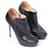 JIMMY CHOO  Ankle boots T.EU 37.5 Leather Black  ref.877156