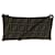 FENDI Zucca Canvas Shoulder Bag Black Brown Auth rd4680  ref.877186