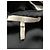 Abito da sera stile impero Halston Heritage Nero Bianco Grigio - vista 7