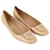 SALVATORE FERRAGAMO  Ballet flats T.US 10 Patent leather Beige  ref.877406