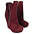 ANN TUIL  Ankle boots T.EU 39 Suede Purple  ref.877508