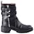 GIVENCHY  Ankle boots T.EU 37.5 Leather Black  ref.877563