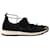 JIMMY CHOO Sneaker T.EU 38 Samt Schwarz  ref.877579