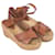 COACH  Sandals EU 38.5 Leather Camel  ref.877629