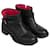 FENDI  Ankle boots T.EU 38 Leather Black  ref.877658
