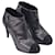 CHANEL  Boots T.EU 38.5 Leather Silvery  ref.877661