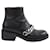 GIVENCHY  Ankle boots T.EU 39 Leather Black  ref.877758