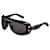 Dior Senhora 95.22 M1Os óculos de sol de máscara negra Preto Acetato  ref.877777