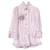 Chanel 9,5Veste en tweed à broche camélia K$ Rose  ref.877811