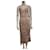 Diane Von Furstenberg DvF Vintage Ismene dress Brown Multiple colors Silk Elastane  ref.877847