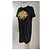 Vestido camiseta Versace Jeans Couture negro de algodón - vista 3