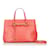 Gucci Bright Bit Leather Tote Bag 319795 Pink Pony-style calfskin  ref.878340