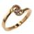 Gucci 18k GG Running Diamond Ring 457127 J8540 8000 Golden Metal Gold  ref.878359