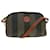 Pequin FENDI Pecan Canvas Shoulder Bag Black Brown Auth 39421  ref.878442