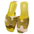 Hermès Sandals Yellow Leather  ref.878538