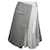 Sacai Asymmetric Midi Skirt in Grey Wool  ref.878872