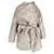 Vivienne Westwood Anglomania Abrigo acolchado cuadrado en lana beige Anglomania de Vivienne Westwood  ref.878873