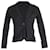 Nili Lotan Single-Breasted Blazer Jacket in Black Cotton  ref.878882